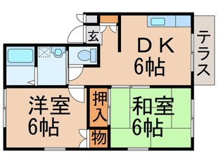 エステートピア・u8号棟の物件間取画像